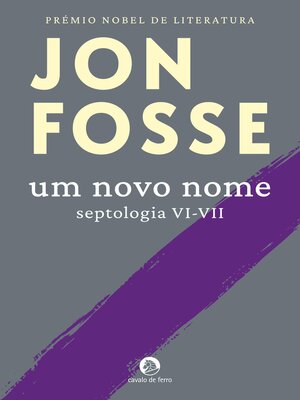 cover image of Um Novo Nome (Septologia VI-VII)